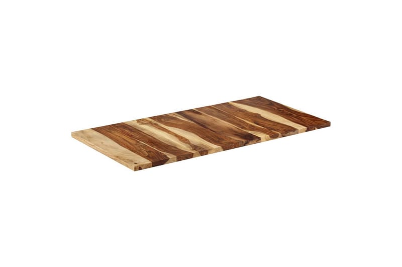 bordplade 120x60x(2,5-2,7) cm massivt sheeshamtræ - Brun - Møbler - Borde - Bordtilbehør - Bordplade