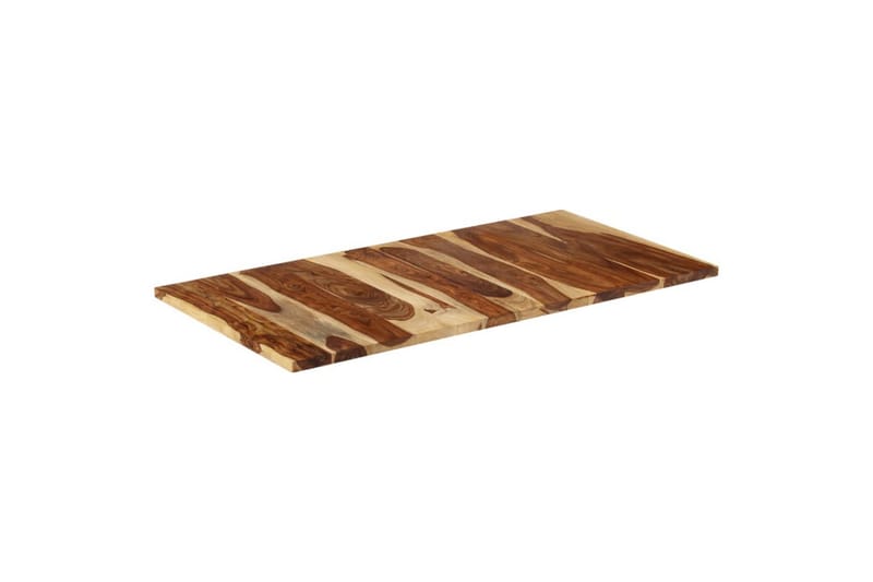 bordplade 120x60x(2,5-2,7) cm massivt sheeshamtræ - Brun - Møbler - Borde - Bordtilbehør - Bordplade