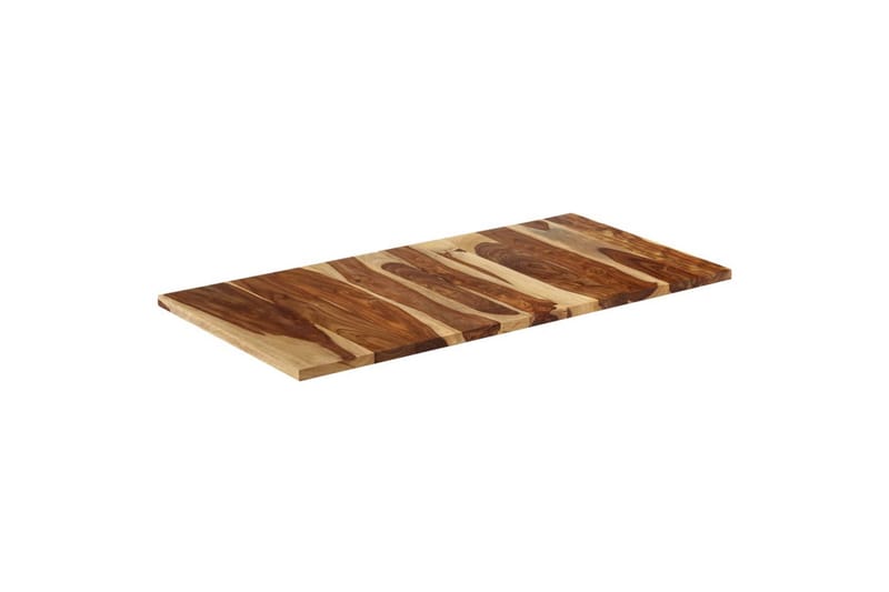 bordplade 120x60x(2,5-2,7) cm massivt sheeshamtræ - Brun - Møbler - Borde - Bordtilbehør - Bordplade