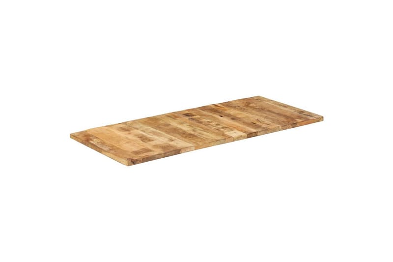 bordplade 140x60x(2,5-2,7) cm ru mangotræ - Brun - Møbler - Borde - Bordtilbehør - Bordplade