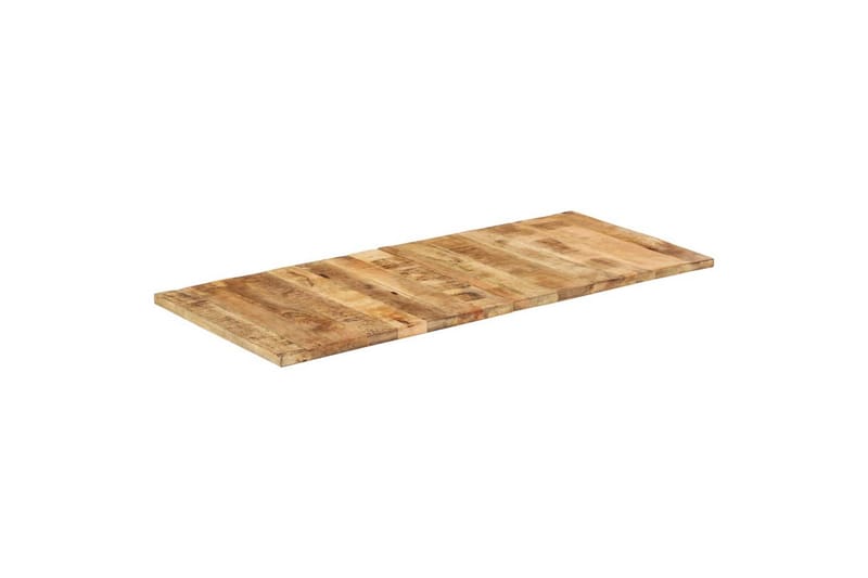 bordplade 140x60x(2,5-2,7) cm ru mangotræ - Brun - Møbler - Borde - Bordtilbehør - Bordplade