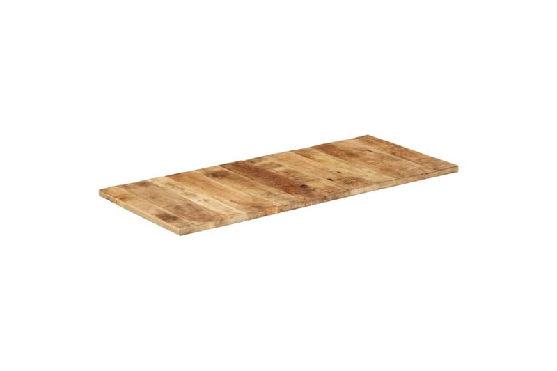 bordplade 140x60x(2,5-2,7) cm ru mangotræ - Brun - Møbler - Borde - Bordtilbehør - Bordplade