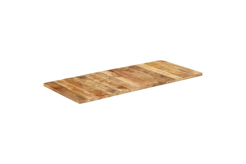 bordplade 140x60x(2,5-2,7) cm ru mangotræ - Brun - Møbler - Borde - Bordtilbehør - Bordplade