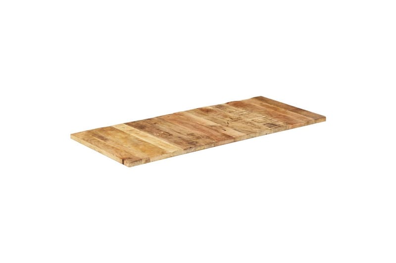 bordplade 140x60x(2,5-2,7) cm ru mangotræ - Brun - Møbler - Borde - Bordtilbehør - Bordplade