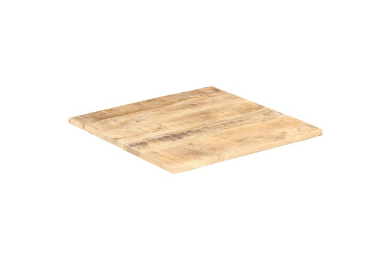 Bordplade 25-27 mm 60x60 cm Massivt Mangotræ - Brun - Møbler - Borde - Bordtilbehør - Bordplade