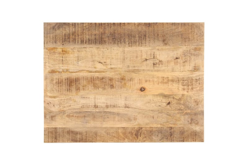 Bordplade 25-27 mm 80x60 cm Massivt Mangotræ - Brun - Møbler - Borde - Bordtilbehør - Bordplade