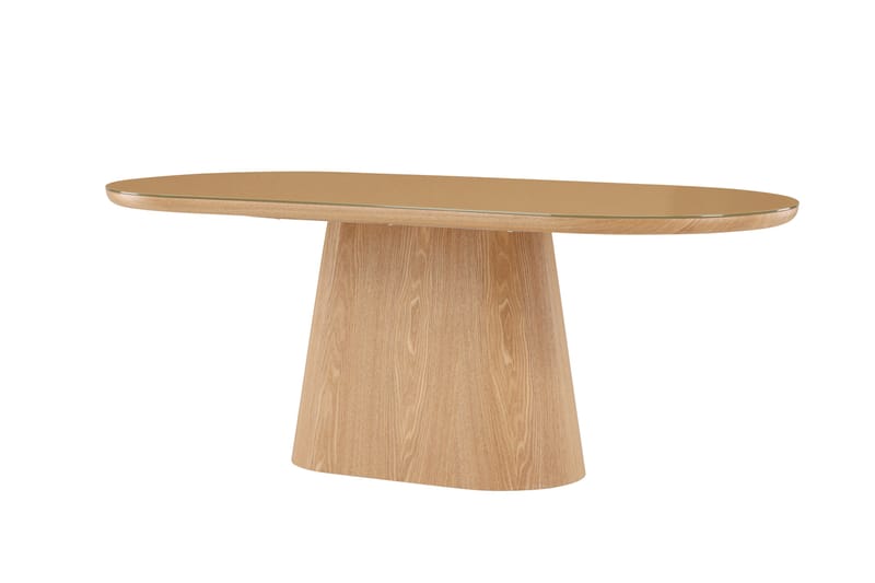 Castor Spisebord 200 cm Oval - Natur - Møbler - Borde - Spisebord og køkkenbord