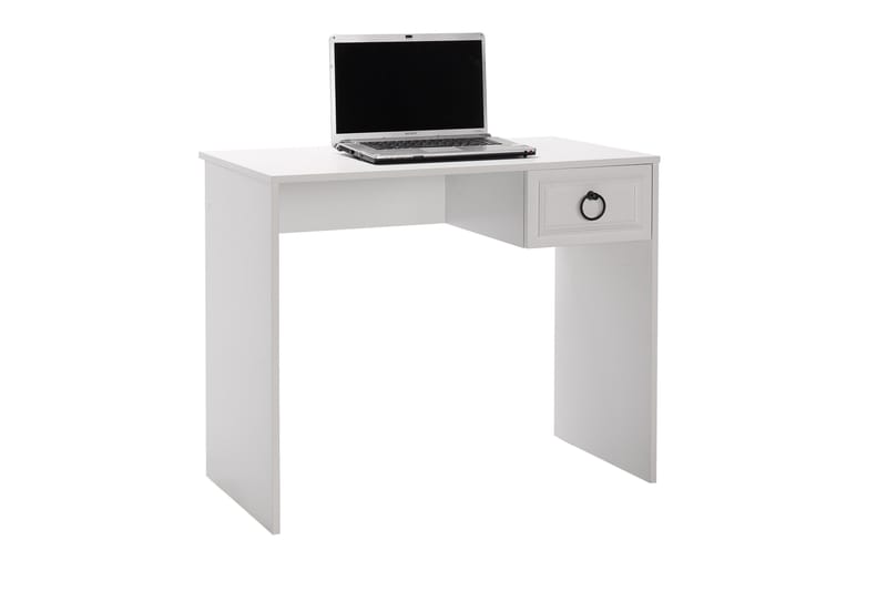 Ajra Skrivebord 90x51 cm Hvit - Hanah Home - Møbler - Borde - Kontorbord - Skrivebord