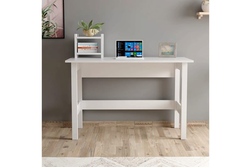 Havering Skrivebord 120x60 cm Hvit - Hanah Home - Møbler - Borde - Kontorbord - Skrivebord