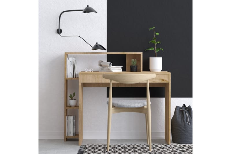 Uma Skrivebord 95x45 cm Brun - Hanah Home - Møbler - Borde - Kontorbord - Skrivebord