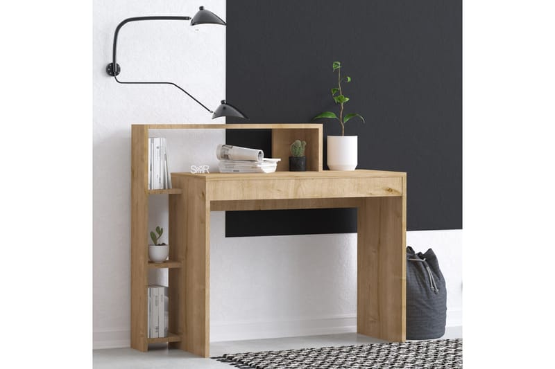 Uma Skrivebord 95x45 cm Brun - Hanah Home - Møbler - Borde - Kontorbord - Skrivebord