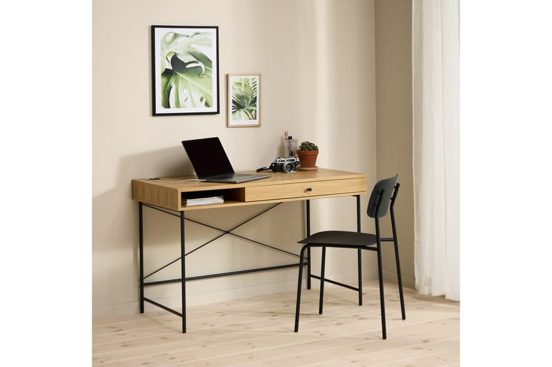 Anel Skrivebord 60x120 cm - Beige - Møbler - Borde - Kontorbord - Skrivebord