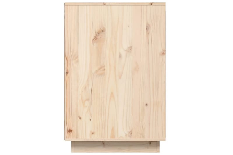 beBasic skrivebord 140x50x75 cm massivt fyrretræ - Brun - Møbler - Borde - Kontorbord - Skrivebord