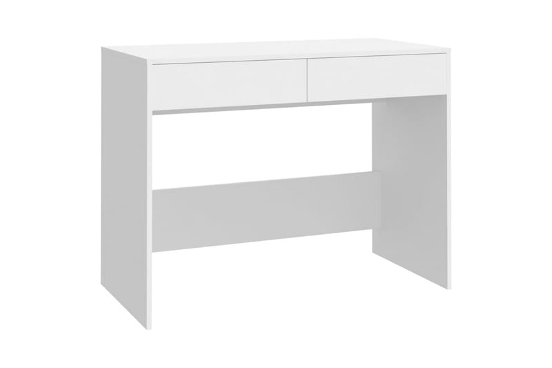 skrivebord 101x50x76,5 cm spånplade hvid - Hvid - Møbler - Borde - Kontorbord - Skrivebord