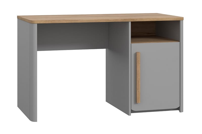 Ahmetbay Skrivebord 120 cm - Grå/Brun - hæve-sænke-bord - Skrivebord - Computerbord