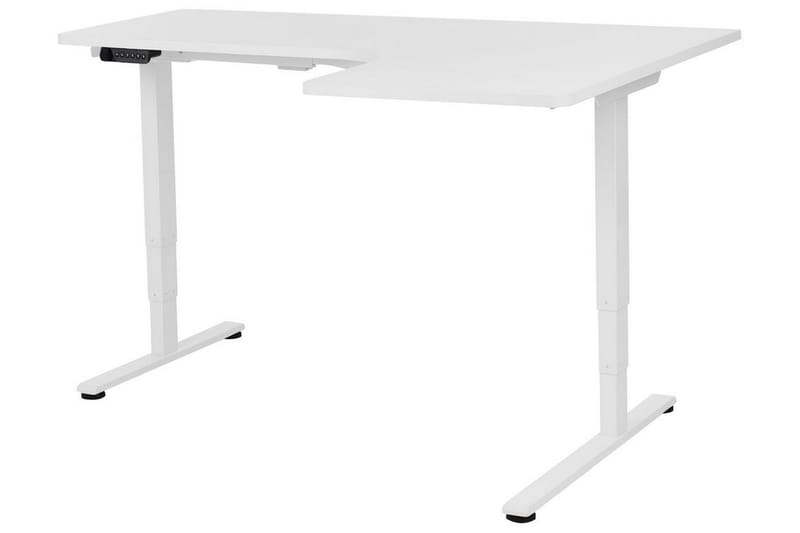 Bina Skrivebord 109x160 cm - Hvid - Møbler - Borde - Kontorbord - Skrivebord - hæve-sænke-bord