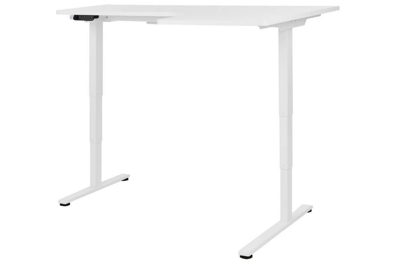 Bina Skrivebord 109x160 cm - Hvid - Møbler - Borde - Kontorbord - Skrivebord - hæve-sænke-bord