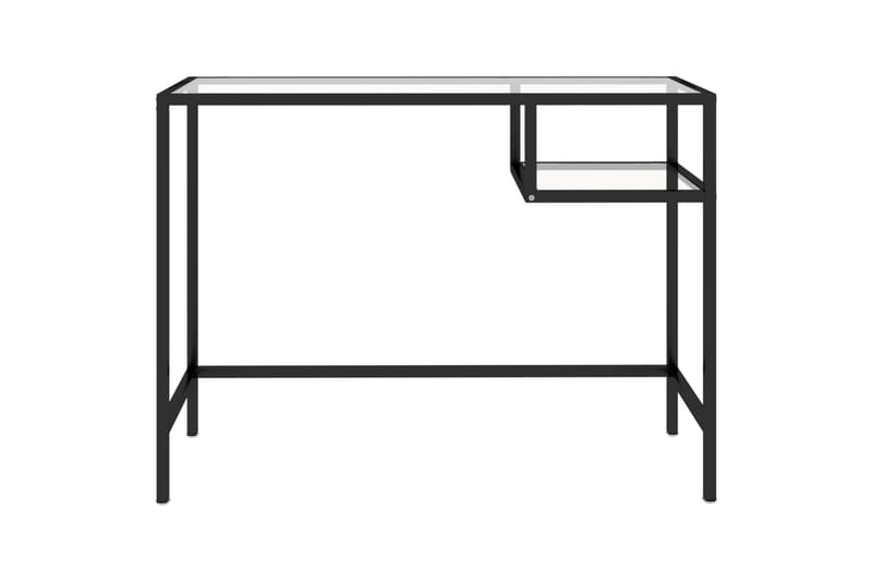 computerbord 100x36x74 cm glas transparent - gennemsigtig - Møbler - Borde - Kontorbord - Skrivebord