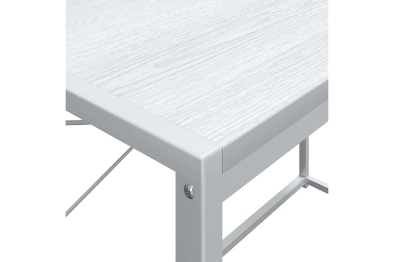 computerbord 110x60x138 cm spånplade hvid - Hvid - Møbler - Borde - Kontorbord - Skrivebord