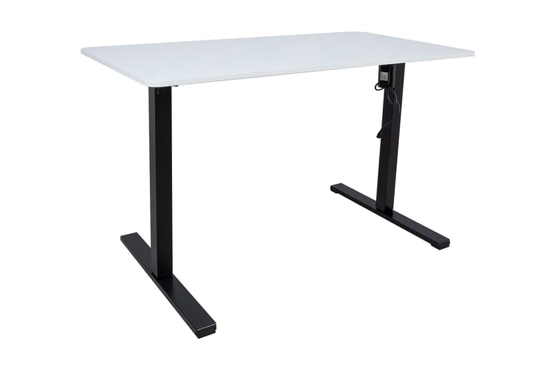 Ergo Optimal Skrivebord med motor 120x60 cm Hvid - Møbler - Borde - Kontorbord - Skrivebord