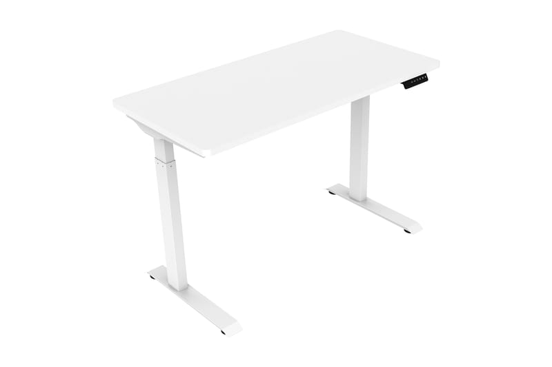 Kahchi Skrivebord 120x60 cm Justerbar højde - Hvid - Møbler - Borde - Kontorbord - Skrivebord - hæve-sænke-bord