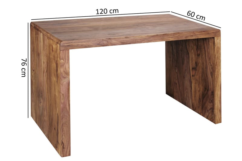 Kanaria Skrivebord 120 cm - Træ / natur - Møbler - Borde - Kontorbord - Skrivebord