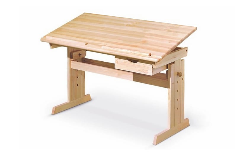 Laliberte Skrivebord Justerbar - Træ - hæve-sænke-bord - Skrivebord