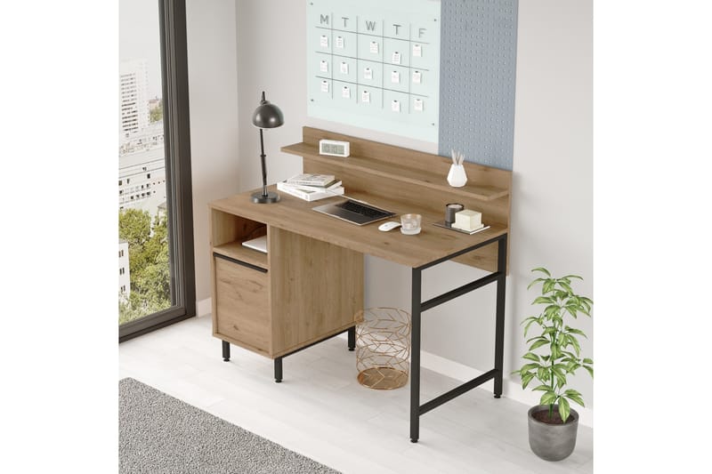 Munetoki Skrivebord 120 cm - Valnød finér - M�øbler - Borde - Kontorbord - Skrivebord