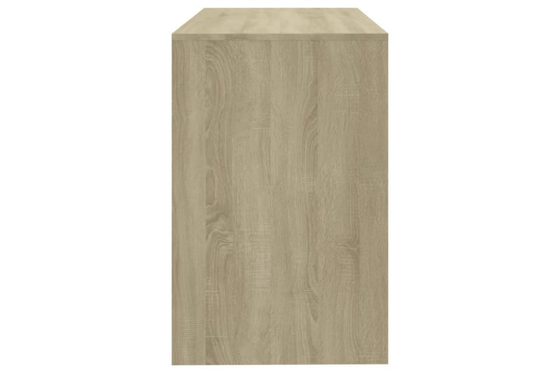 skrivebord 101x50x76,5 cm spånplade sonoma-eg - Beige - Møbler - Borde - Kontorbord - Skrivebord