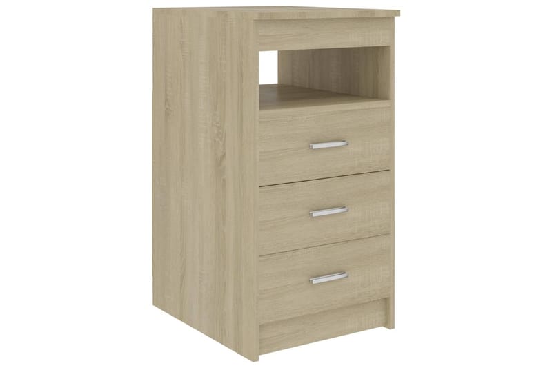 Skrivebord 140x50x76 cm Spånplade Sonoma-Eg - Brun - Møbler - Borde - Kontorbord - Skrivebord