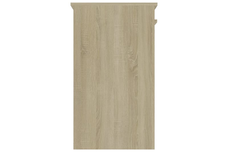 Skrivebord 90x45x76 cm Spånplade Sonoma-Eg - Brun - Møbler - Borde - Kontorbord - Skrivebord