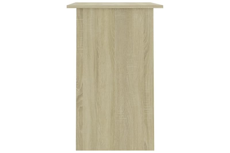 Skrivebord 90x50x74 cm Spånplade Sonoma-Eg - Brun - Møbler - Borde - Kontorbord - Skrivebord