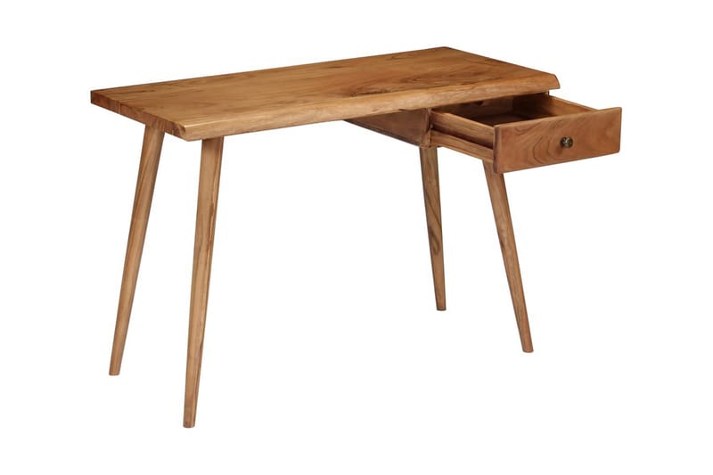 Skrivebord I Massivt Akacietræ 110 X 50 X 76 Cm - Brun - Møbler - Borde - Kontorbord - Skrivebord