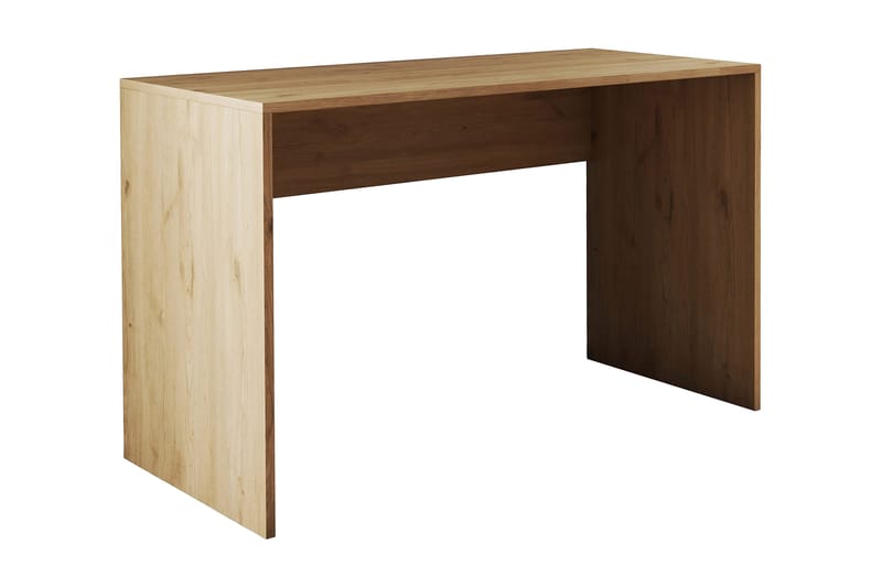 Sotinge Skrivebord 120x75x120 cm med opbevaring - Eg - Møbler - Borde - Kontorbord - Skrivebord