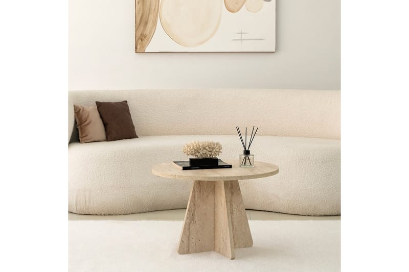 Munne Soffbord 60 cm - Beige - Møbler - Borde - Sofabord