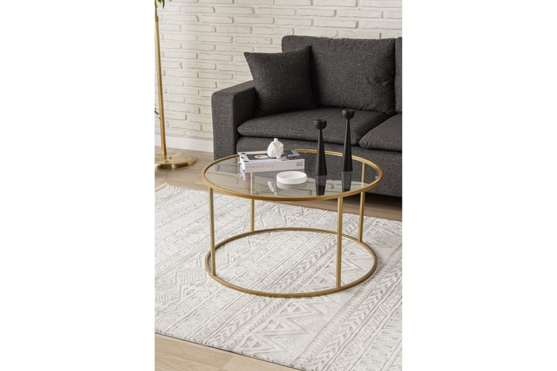 Retzow Sofabord 80 cm - Guld - Møbler - Borde - Sofabord