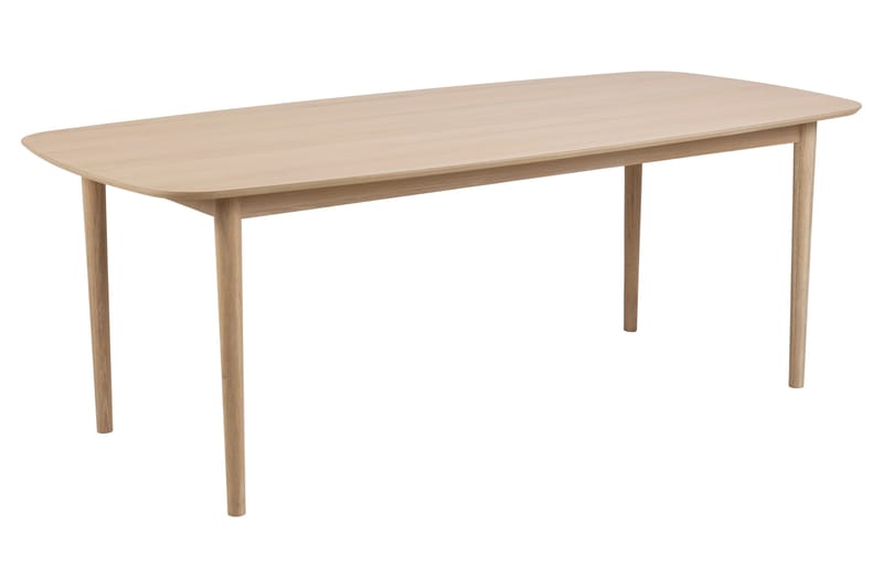 Salama Spisebord 210x100 cm - Hvid - Spisebord og køkkenbord