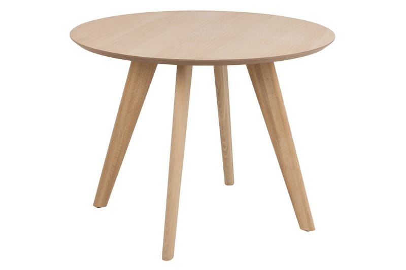 Savan Spisebord 100 cm Rund - Hvid - Spisebord og køkkenbord