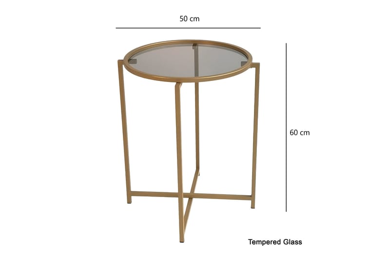 Hardinwre Sofabord 50 cm Rund 2 stk - Møbler - Borde - Sofabord