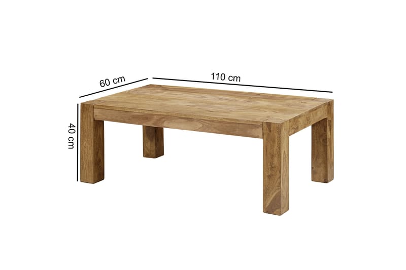 Kellaher Sofabord 110 cm - Akacie - Møbler - Borde - Sofabord