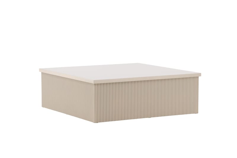 Lenox Sofabord 90x90 cm Beige - Venture Home - Møbler - Borde - Sofabord