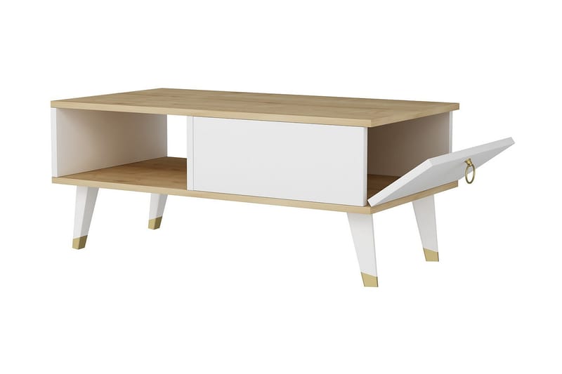 Marteby Sofabord 90x42,4x90 cm - Blå - Møbler - Borde - Sofabord