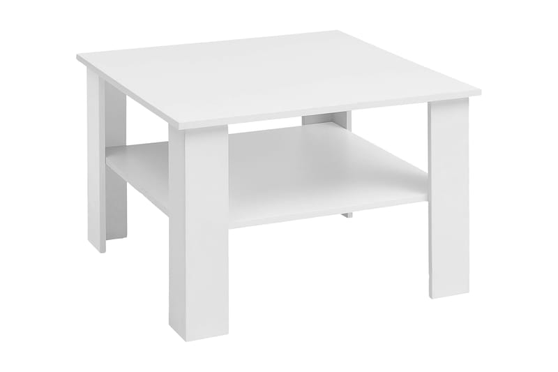 Podsiad sofabord 60 cm - Hvid - Semmenfoldeligt bord - Spejlbord - Sofabord - Sofabord med opbevaring - sofabord med hjul - Hæve sænke sofabord