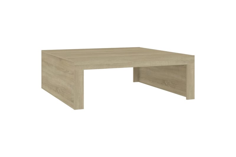 sofabord 100x100x35 cm spånplade sonoma-eg - Brun - Møbler - Borde - Sofabord