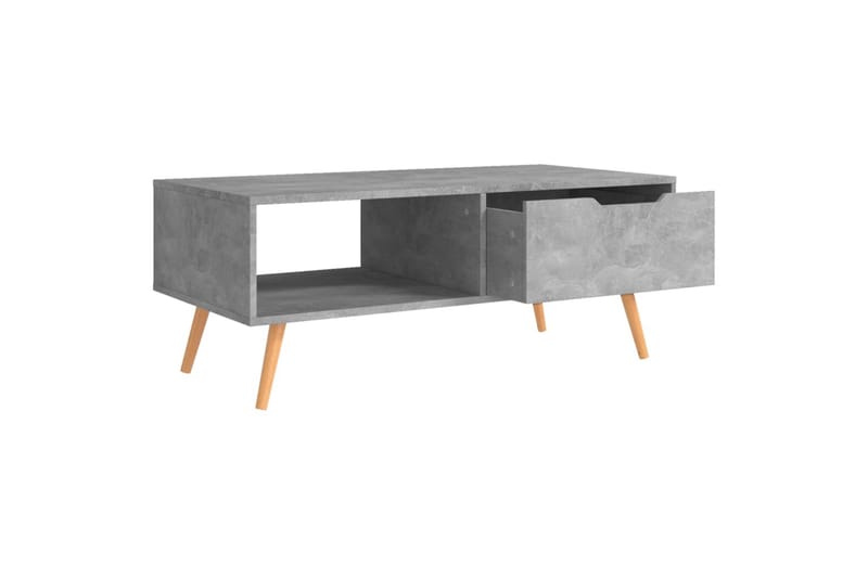 sofabord 100x49,5x43 cm spånplade betongrå - Grå - Møbler - Borde - Sofabord