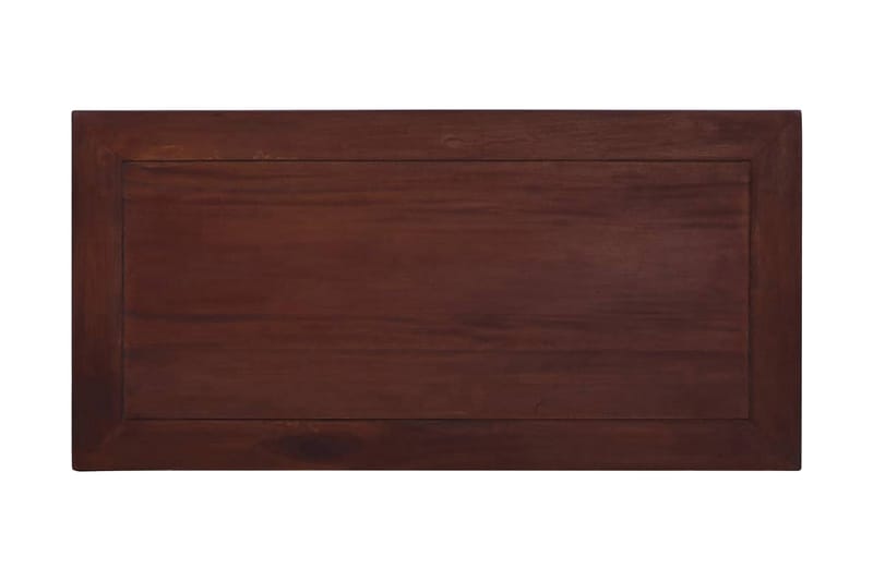 Sofabord 100x50x30 cm massivt mahognitræ klassisk brun - Brun - Møbler - Borde - Sofabord