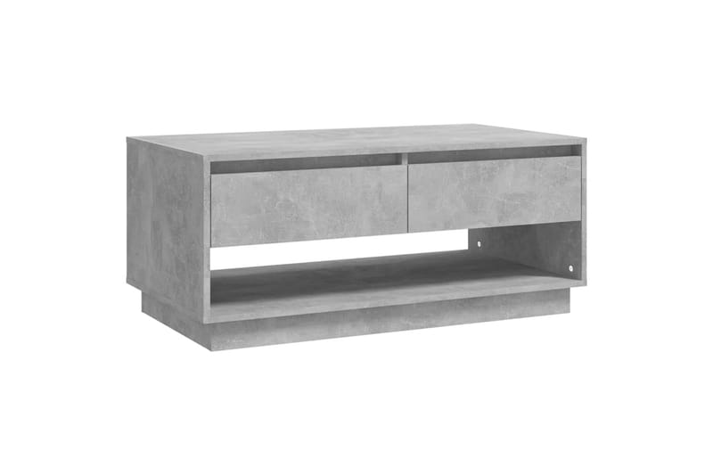 sofabord 102,5x55x44 cm spånplade betongrå - Grå - Møbler - Borde - Sofabord