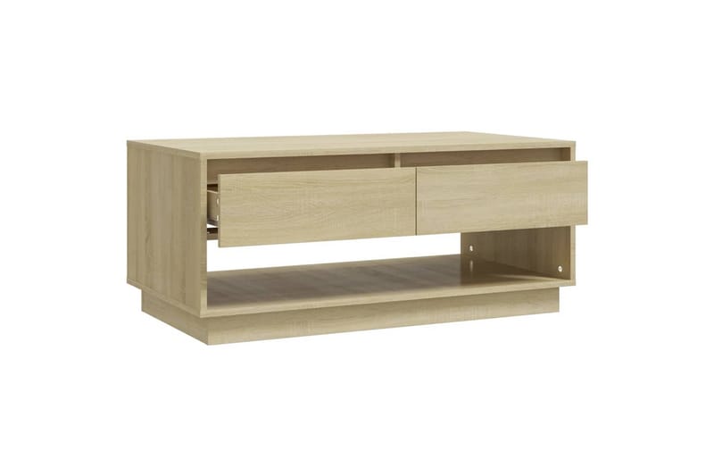 sofabord 102,5x55x44 cm spånplade sonoma-eg - Brun - Møbler - Borde - Sofabord