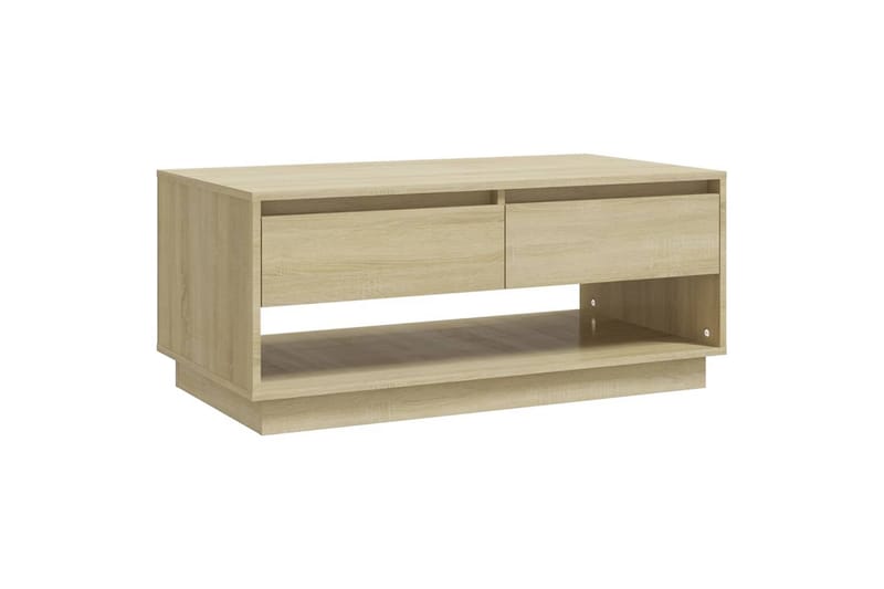 sofabord 102,5x55x44 cm spånplade sonoma-eg - Brun - Møbler - Borde - Sofabord