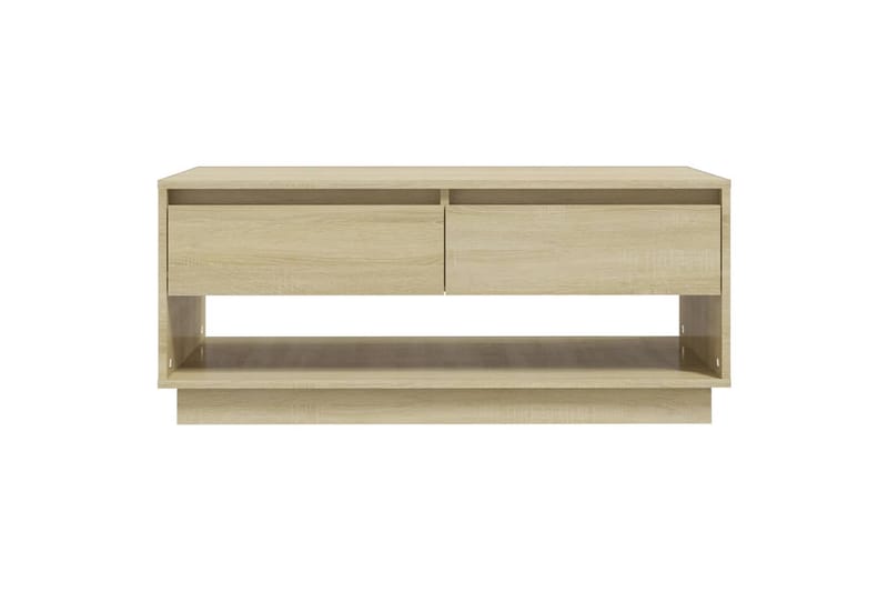 sofabord 102,5x55x44 cm spånplade sonoma-eg - Brun - Møbler - Borde - Sofabord